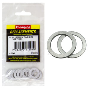 Champion 9/16in x 15/16in x 1/16in Aluminium Washer -10pk