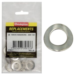 Washer Wave Stainless Steel M12 x 24mm 304/A2 20pk