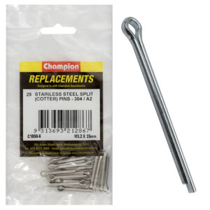 Champion 3.2 x 25mm Stainless Split (Cotter) Pin 304/A2-25pk