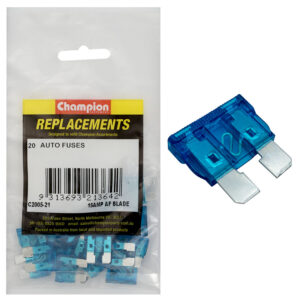 Champion AF 15Amp Standard Blade Fuse (Blue) -20pk