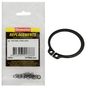 Champion 6mm External Circlip -20pk