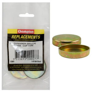 Champion 1-61/64in Steel Expansion (Frost) Plug-CupType-2pk*