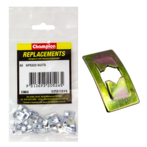 Champion 3mm Push-On Speed Nut -50pk