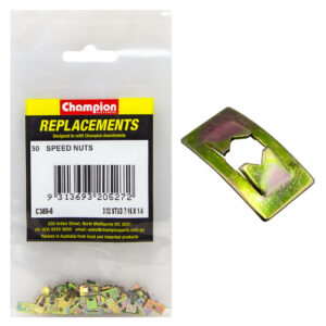 Champion 2.4mm Push-On Speed Nut-50pk