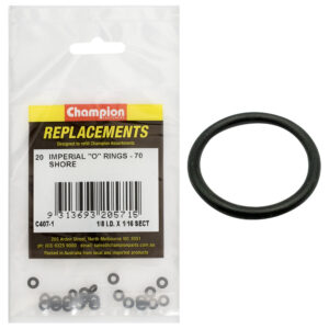 Champion 1/8in (I.D.) x 1/16in Imperial O-Ring -20pk