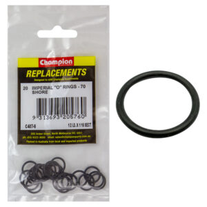 Champion 1/2in (I.D.) x 1/16in Imperial O-Ring -20pk