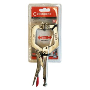 Crescent 6in. Locking C-Clamp w/ Swivel Pads