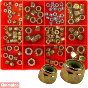 Champion 131pc UNF/UNC Self Locking Nut Assortment
