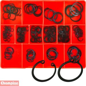 Champion 155pc Internal/External Circlip Assortment-Imperial