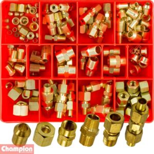 Champion 155pc Brass Fittings industrial/Auto Assortment