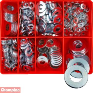Champion 605pc Heavy Duty Flat Washer Assortment