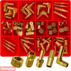 Champion 59pc Brass Petrol Fittings Assortment