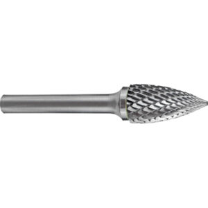 Holemaker Carbide Burr 1/2x1inx1/4in Tree Pointed End DC