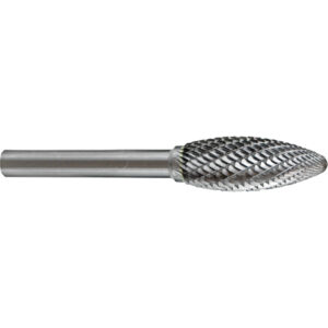 Holemaker Carbide Burr 3/8x1inx1/4in Flame Shape DC