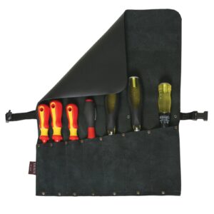 Taurus Leather Chisel/Tool Roll 7 Pocket