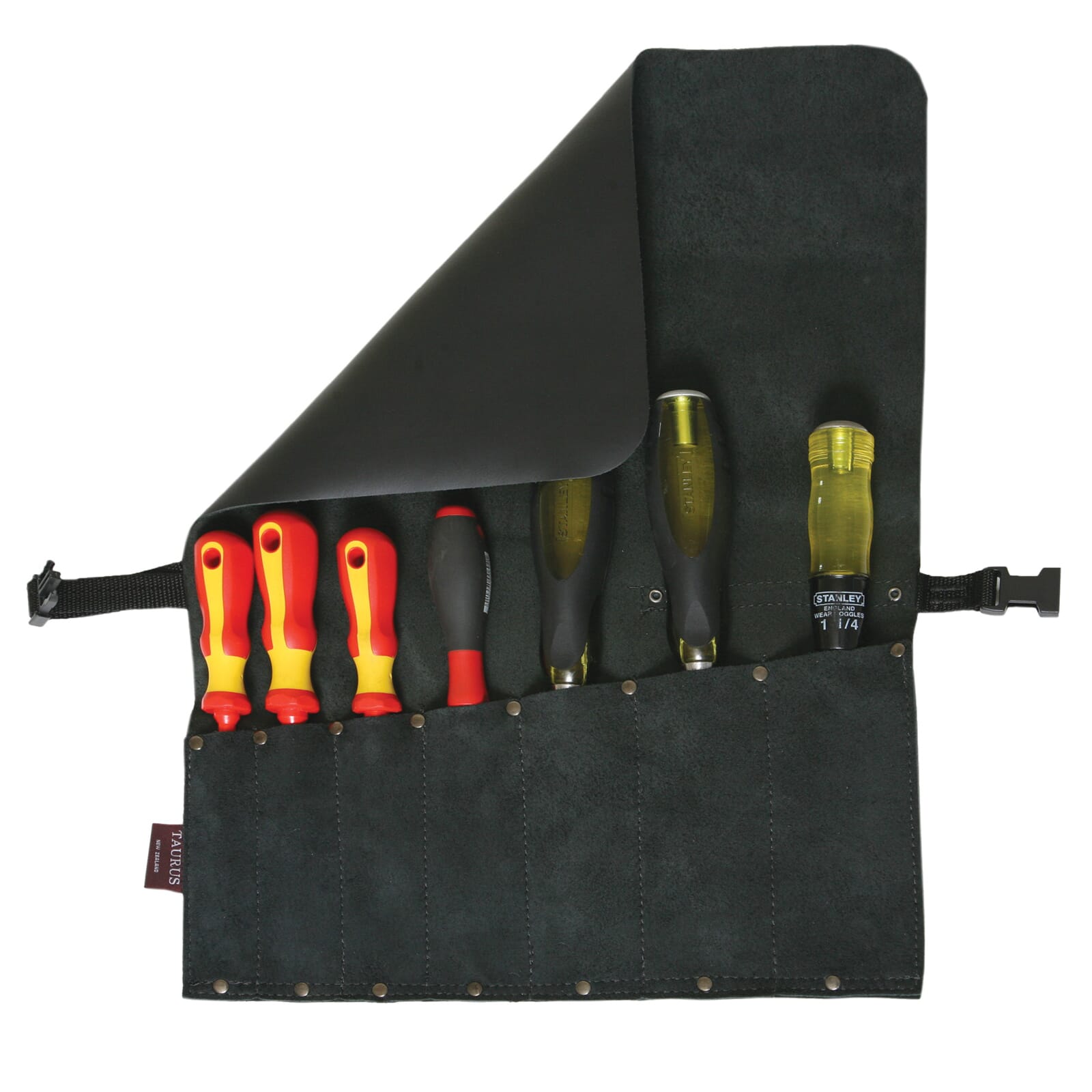 Taurus Leather Chisel/Tool Roll 7 Pocket 1 Taurus Leather Chisel/Tool Roll 7 Pocket