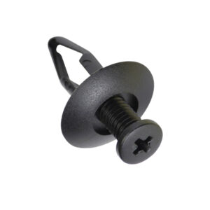 Champion Scrivet Clip Black 20mm Head x 20mm - 50pk
