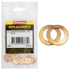 Champion Copper Sump Plug Washers - 5pk