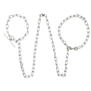 Taurus Knotted Tie Out Chain 3.2mm X 2.3M plus Snap & Tee