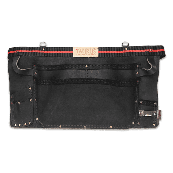 Taurus Tough Full Leather/Web Carpenter Toolbelt Apron 3-Pocket Black 1 Taurus Tough Full Leather/Web Carpenter Toolbelt Apron 3-Pocket Black