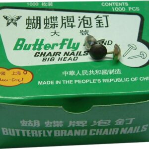 Xcel Chair Upholstery Nails 1000 Per Pack Brass