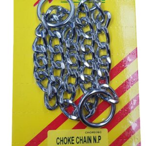 Xcel Choke Chain Nickel Plated 3.5mm x 550mm Carded