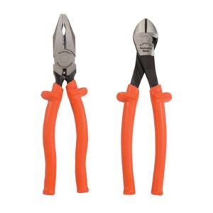 Crescent 2Pc High Voltage Plier Set - Universal Cutting & Diagonal Cutting