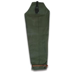 Taurus Canvas/Leather Leggings Zip Side Open XL