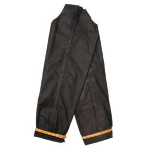 Taurus Oilskin/Leather Leggings Zip Side Open Med