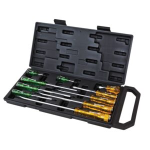 Crescent 10Pc Tang-Thru Industrial Screwdriver Set