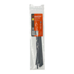 Crescent 10Pc 200x4.6mm Midnight Fencing Ties