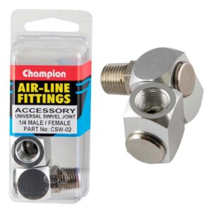Champion Universal Swivel Joint 1/4in M/F