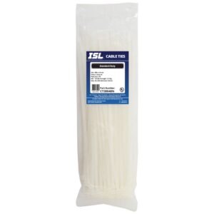 ISL 300 x 4.8mm Nylon Cable Tie - Nat. - 100pk