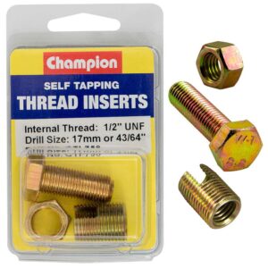 Champion S/Tapp. Thread Insert - 1/2in UNF -1pk