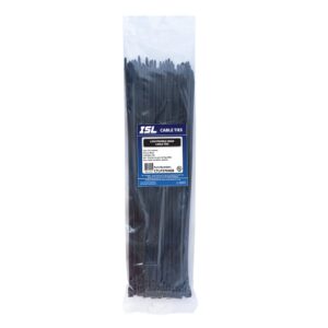 ISL 370x4.6mm Low Profile Cable Tie - UV Blk - 100pk