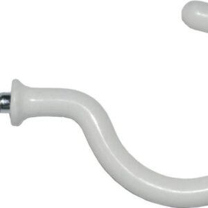 Xcel Cup Hooks - Round PVC White 30-pce 32mm