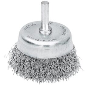 Pretul Wire Cup Brush Crimped with 6mm Shank 65mm