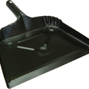 Xcel Dust Pan Steel - Black 350mm