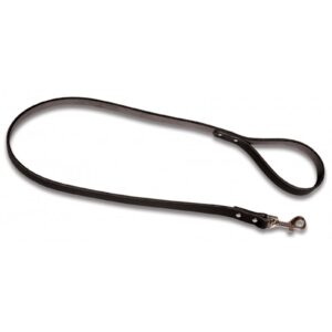 Taurus Lead Plain Leather plus Snaphook 19mm X 105cm Black