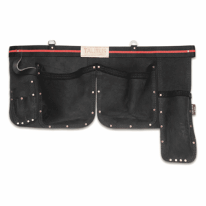 Taurus Tough Full Leather/Web Fencing Split Leg Toolbelt Apron Black