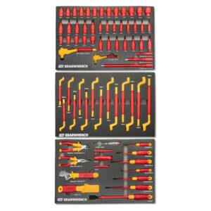 GEARWRENCH 72Pc VDE Insulated Tool Set in EVA Trays