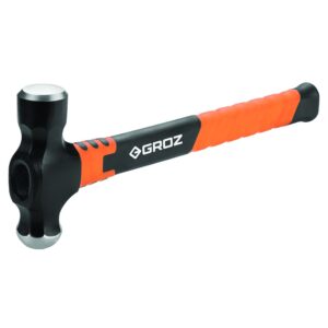 Groz Ball Pein Hammer 32oz - Fibreglass Handle 14in