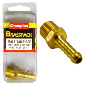 Champion Brass 5/16in x 3/8in Male Hose Barb