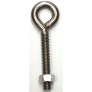 Hindley Eye Bolt & Nut - Stainless Steel #5SS 3-1/4 x 5/16 inch