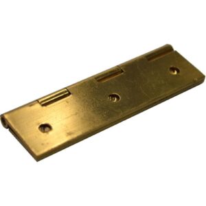 Gartner Butt Hinge - Narrow Fixed Pin Brass #BH50-NFPB 50mm