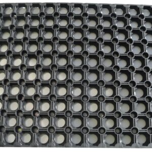 Xcel Door Mat Large- Rubber Hollow Rings 1000mm x 500mm