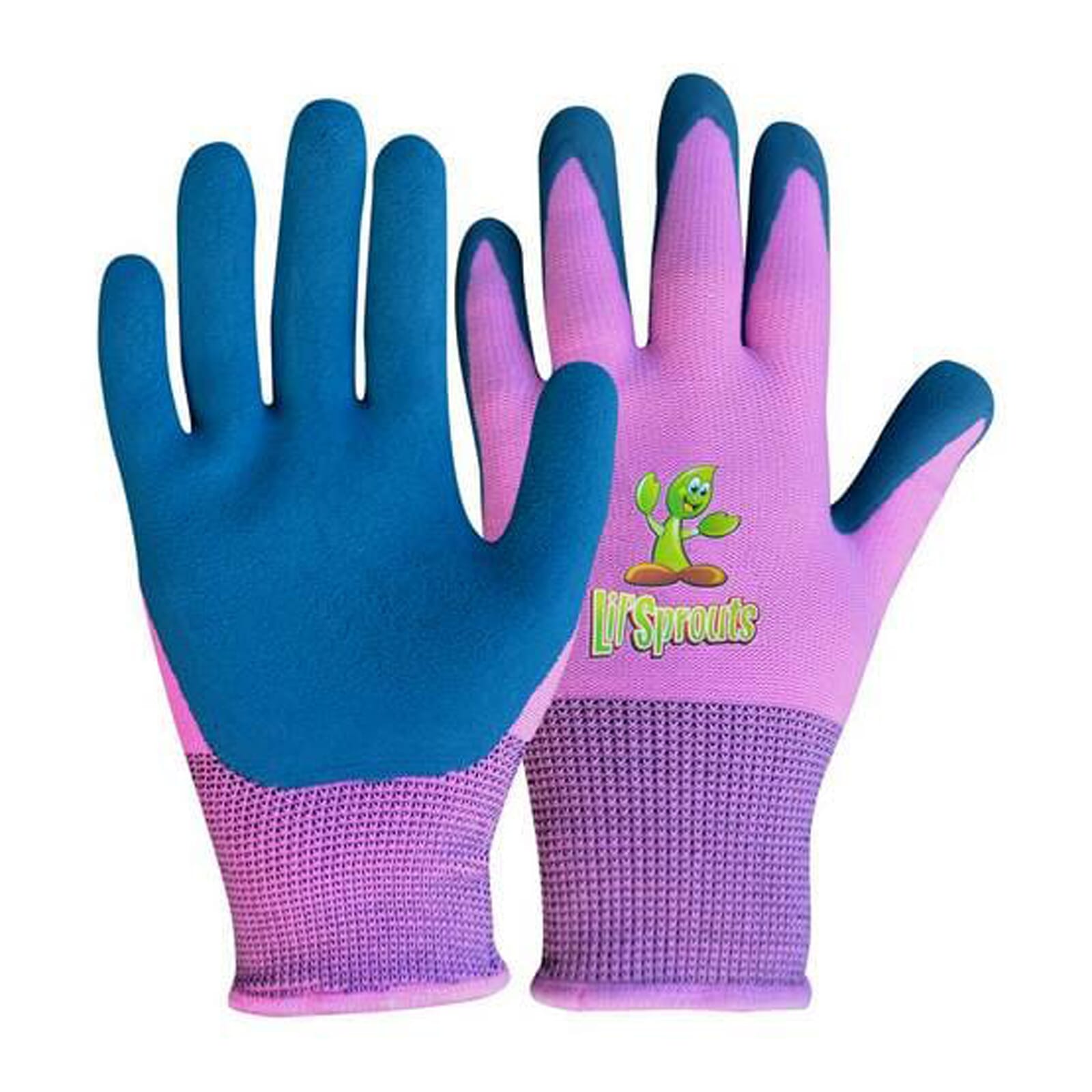 Lil Sprouts Childrens Glove 4 - 7 Yrs Red Or Blue Foam Latex With Knit Wrist 1 Lil Sprouts Childrens Glove 4 - 7 Yrs Red Or Blue Foam Latex With Knit Wrist