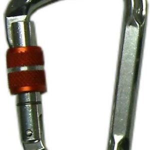 Xcel Karabiner D Type Aluminium with Screw Lock 112mm x 11mm