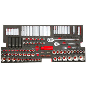 110pc Bit & Socket Tray