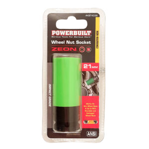 1/2” Dr 6pt 21mm ZEON Wheel Nut Impact Socket